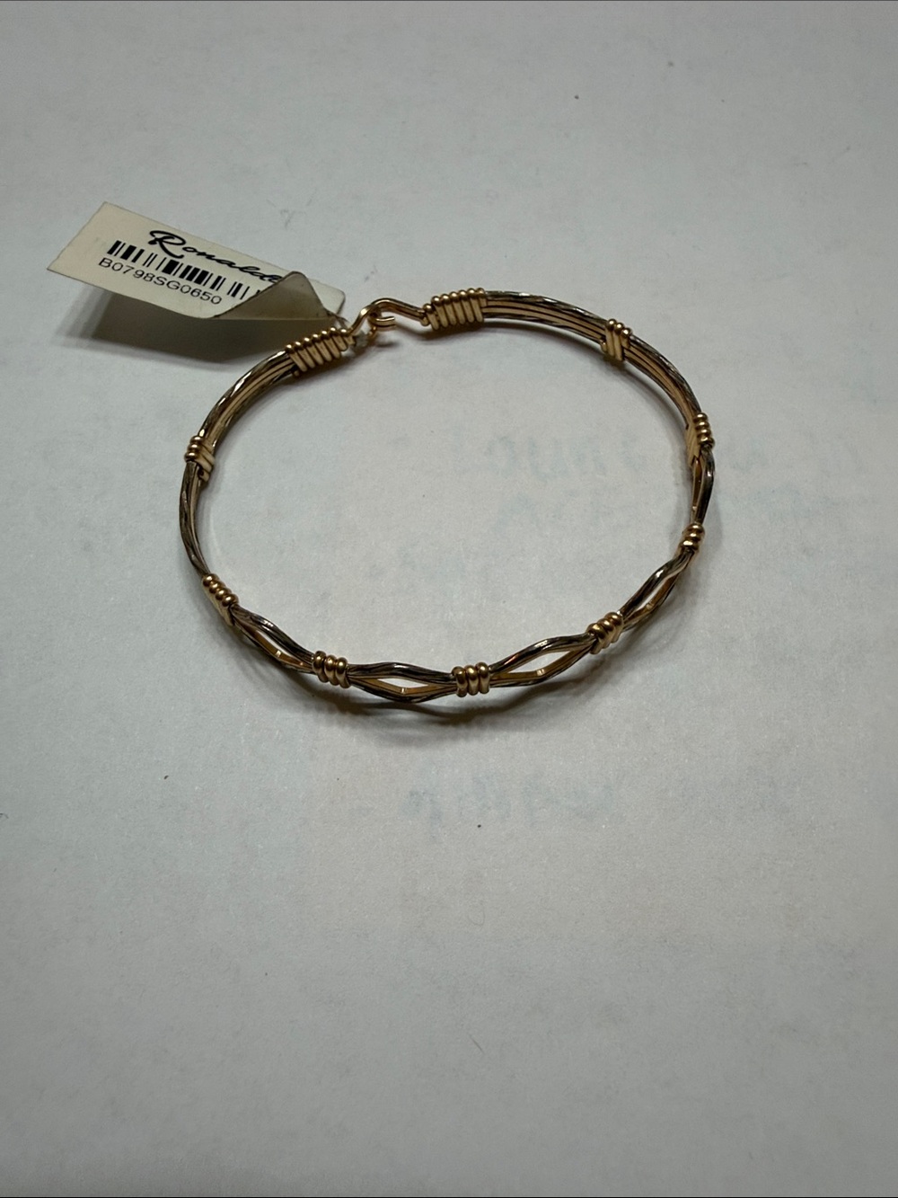 Ronaldo Gold Twisted Multi-Strand Bangle Bracelet.  NWT original $156 with tax.